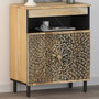 Voir la diapositive 1 : VIDAXL Armoire laterale 60x33x75 cm bois massif de manguier
