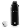 Voir la diapositive 2 : SMEG Gourde isotherme 0.5l en acier inoxydable noir - WBF01BL