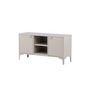 Voir la diapositive 3 : Paris Prix Meuble TV 2 Portes  Piring  120cm Beige
