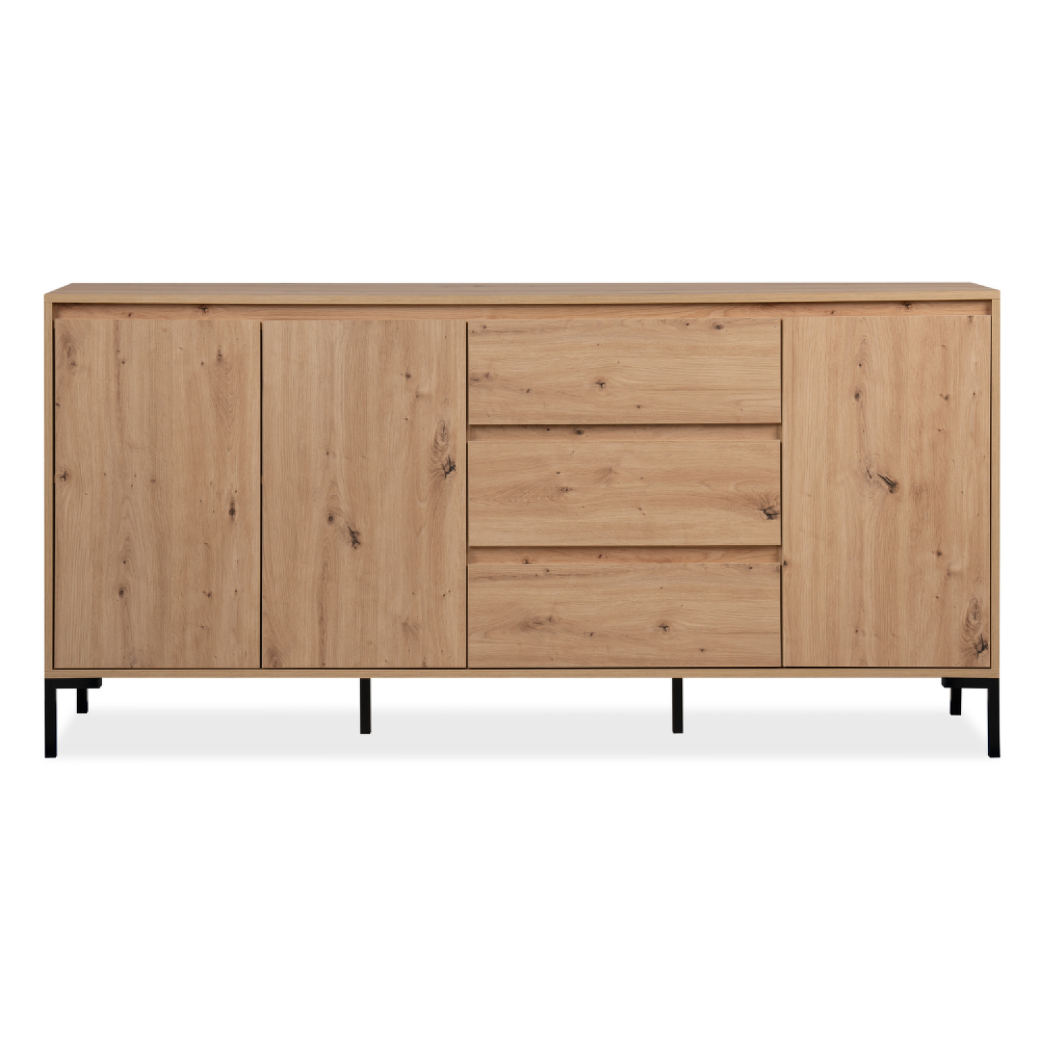 CONCEPT USINE Buffet en bois avec placards et tiroirs navi