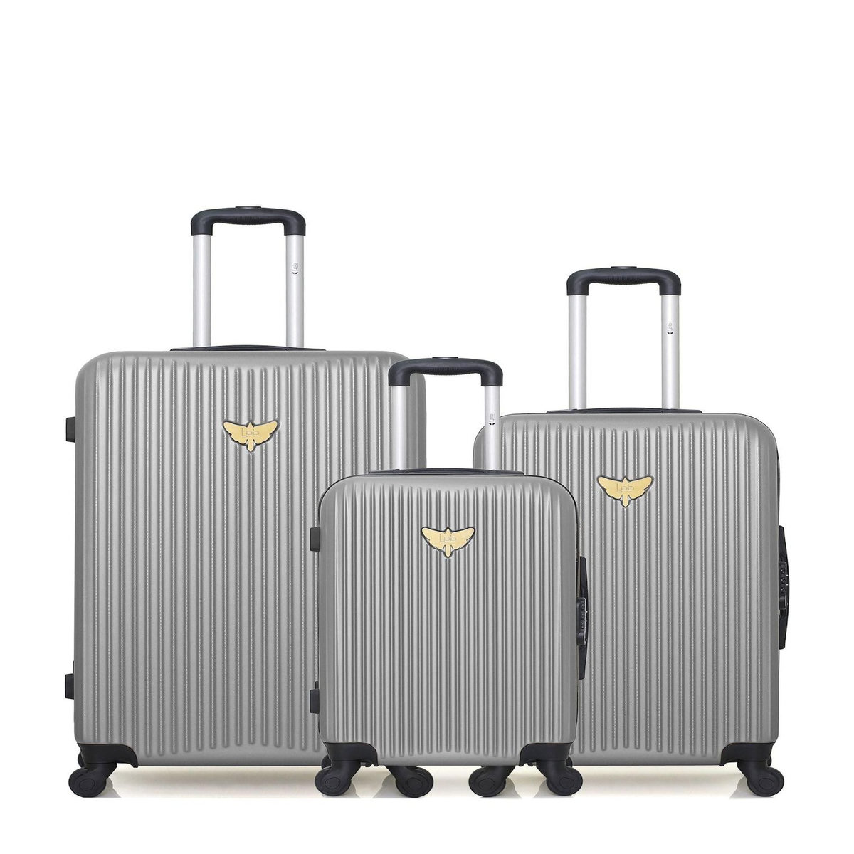 LES P'TITES BOMBES LPB LPB LUGGAGE - LOT DE 3 - Valises grand format, weekend et cabine AGATA