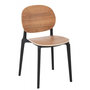 Voir la diapositive 1 : Paris Prix Chaise Design  Finama  82cm Naturel & Noir