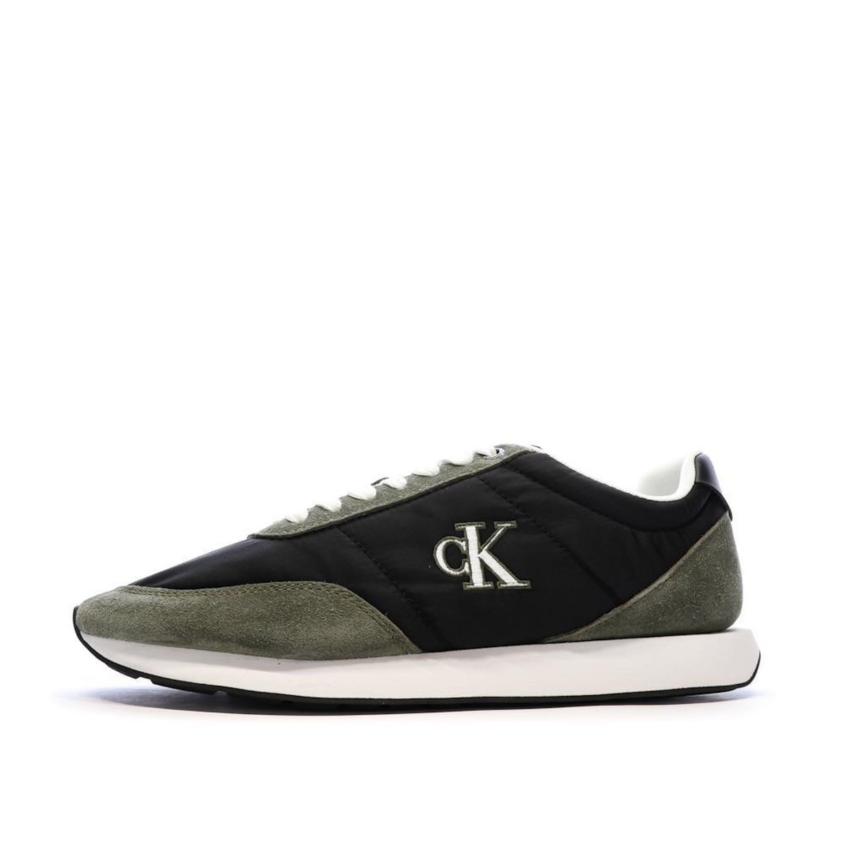 CALVIN KLEIN JEANS Baskets /Kaki Homme Calvin Klein Jeans Retros