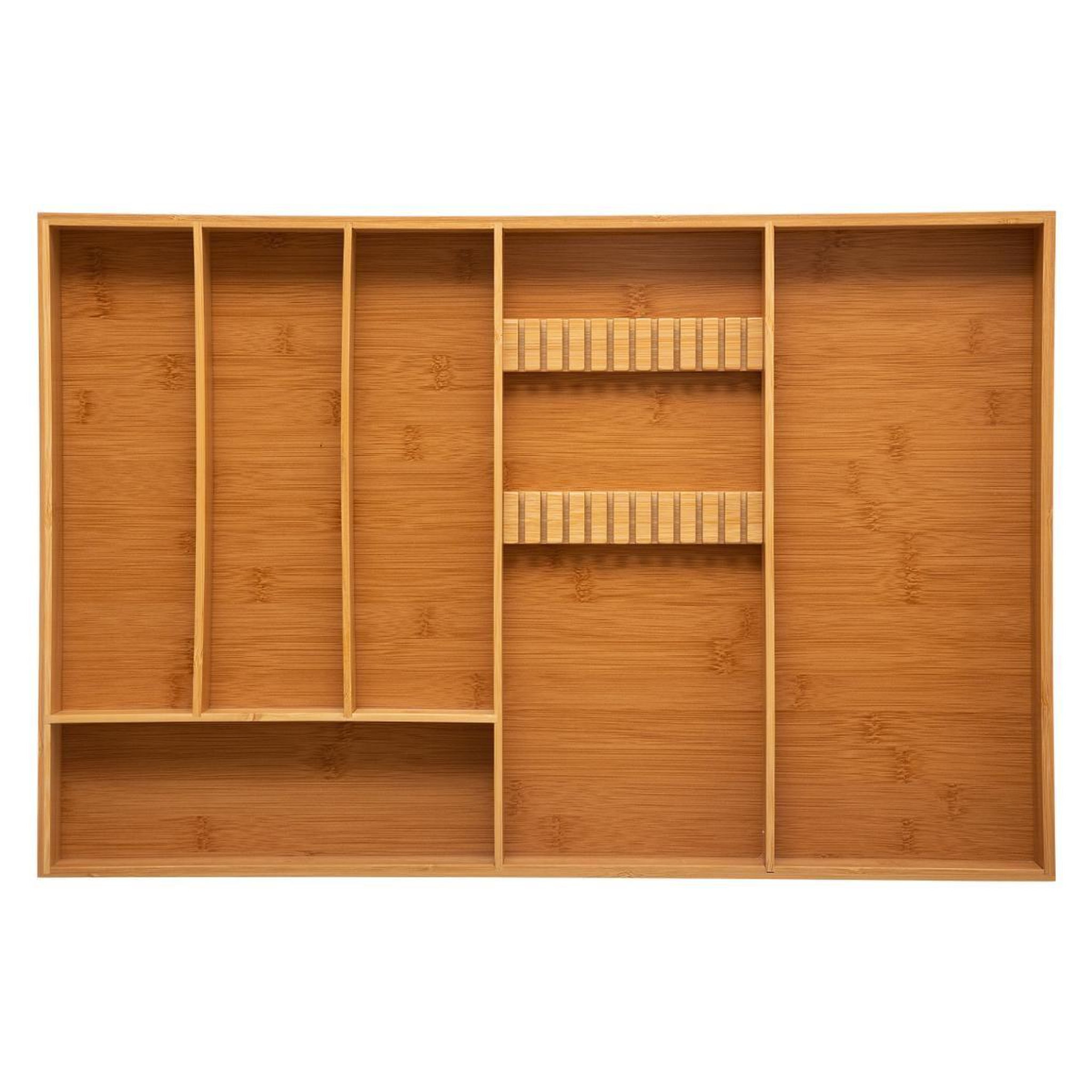 Voir la diapositive 2 : FIVE Range-couverts & ustensiles  bambou  58cm naturel