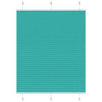 VIDAXL Store plisse vert petrole 105x150cm largeur du tissu 104,4cm