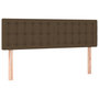 Voir la diapositive 2 : VIDAXL Tetes de lit 2 pcs Marron fonce 72x5x78/88 cm Tissu