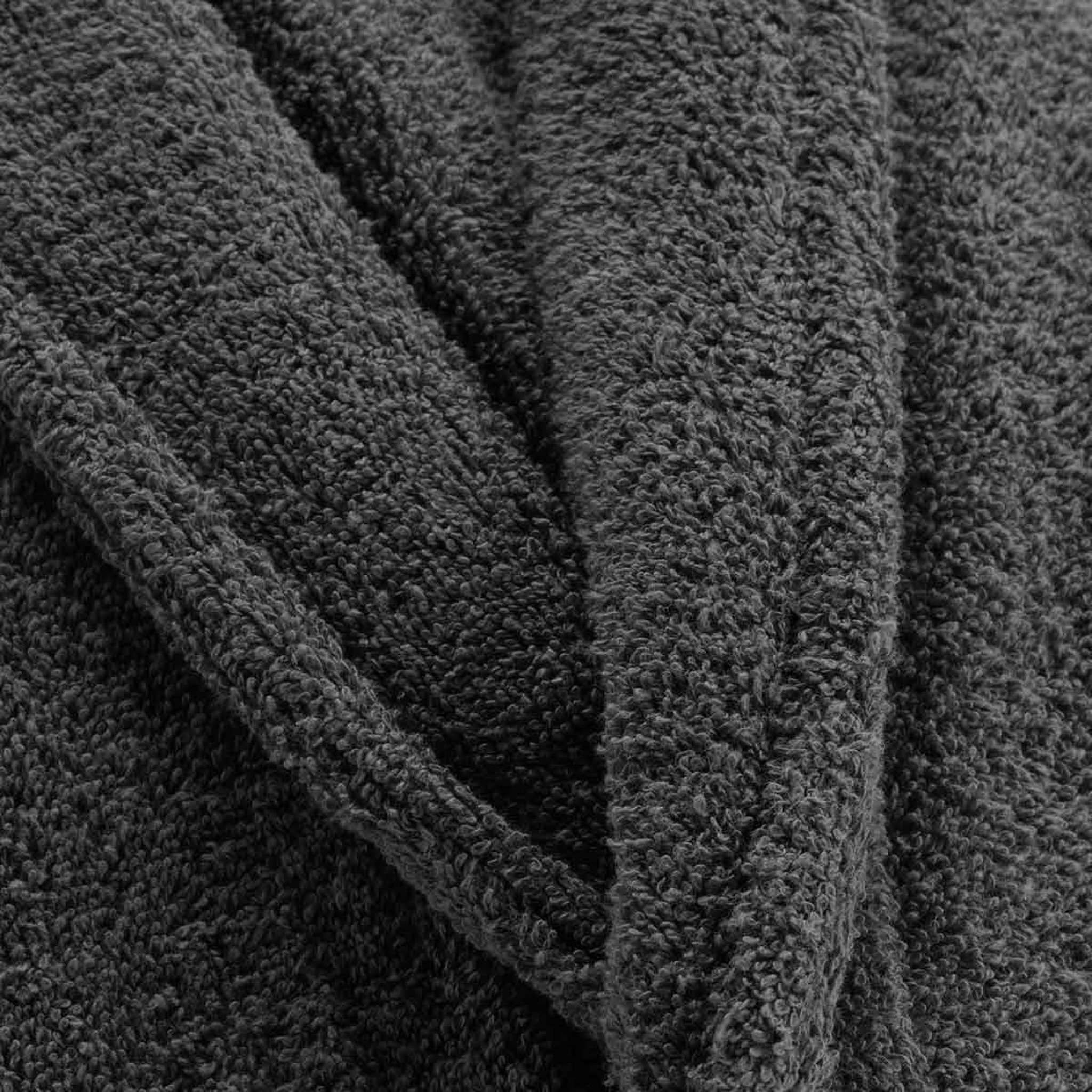 Voir la diapositive 2 : Douceur d'Intérieur Peignoir col châle en coton  tendresse  anthracite