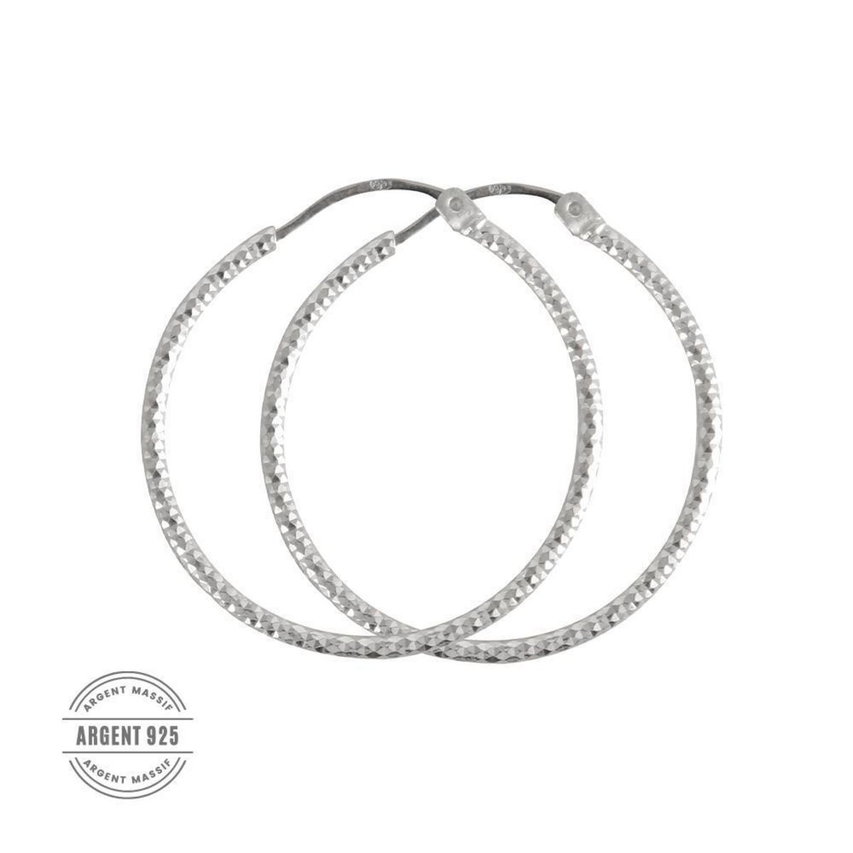 CLIO BLUE Boucles D'oreilles Créoles é Clio Blue ORDIAM230