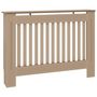 Voir la diapositive 2 : VIDAXL Cache-radiateur 112x19x81,5 cm MDF
