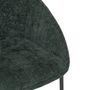 Voir la diapositive 3 : TOILINUX Lot de 2 chaises en tissu chenille SELISO