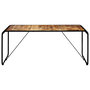 Voir la diapositive 2 : VIDAXL Table de salle a manger 180x90x76 cm Bois de manguier brut