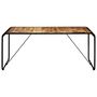Voir la diapositive 2 : VIDAXL Table de salle a manger 180x90x76 cm Bois de manguier brut