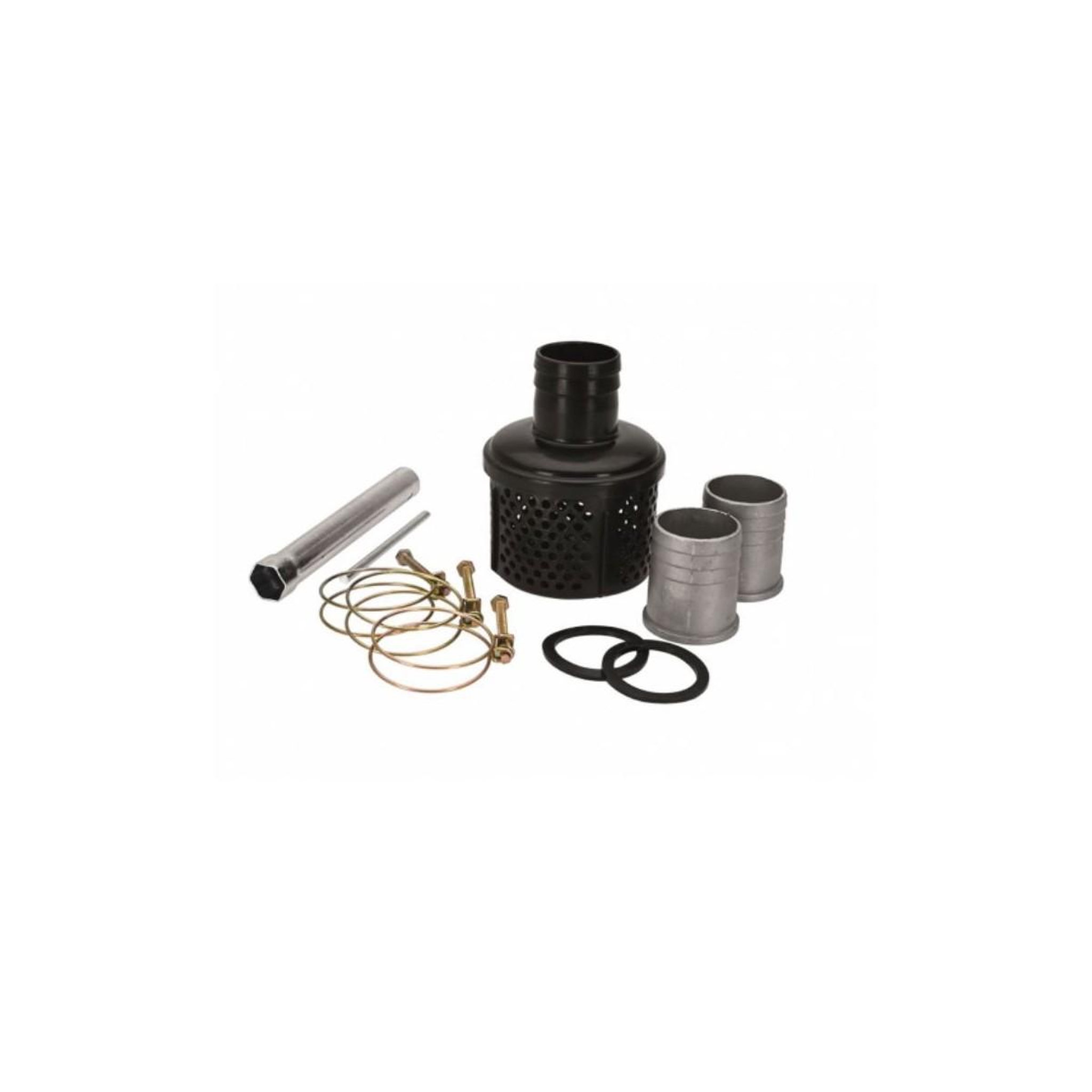 Voir la diapositive 3 : VITO Garden Pompe à eau 105 cm3 4t 3cv evacuation eaux usées kit tuyaux 10m ø43cm vito