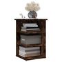 Voir la diapositive 4 : VIDAXL Armoire laterale Chene fume 35x35x55 cm Bois d'ingenierie