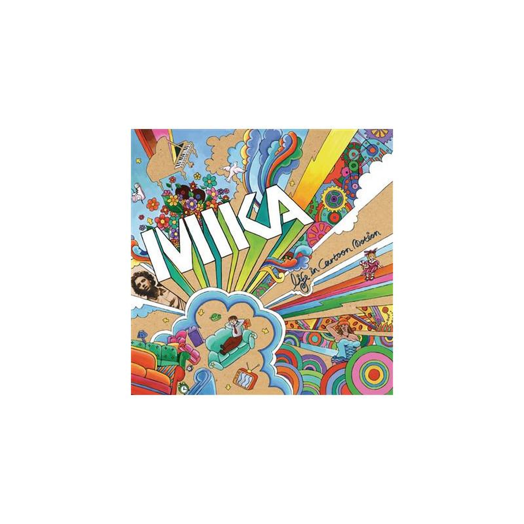 Mika life in cartoon motion – coffret double vinyl lp 2 volumes, pop internationale