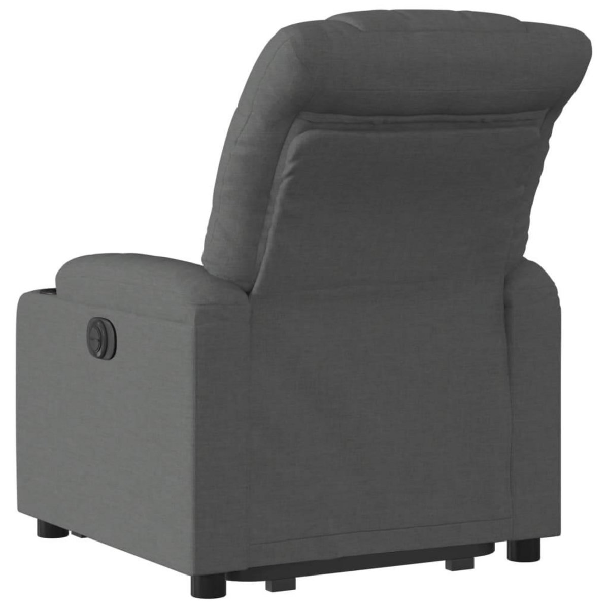 VIDAXL Fauteuil inclinable electrique gris fonce tissu