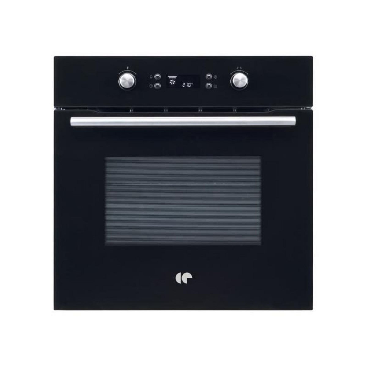 CONTINENTAL EDISON Four encastrable pyrolyse - Chaleur tournante - CONTINENTAL EDISON - CEF65PB - Noir et inox - L59,5 x H59,6 x P 54,68 cm