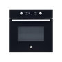 Voir la diapositive 1 : CONTINENTAL EDISON Four encastrable pyrolyse - Chaleur tournante - CONTINENTAL EDISON - CEF65PB - Noir et inox - L59,5 x H59,6 x P 54,68 cm
