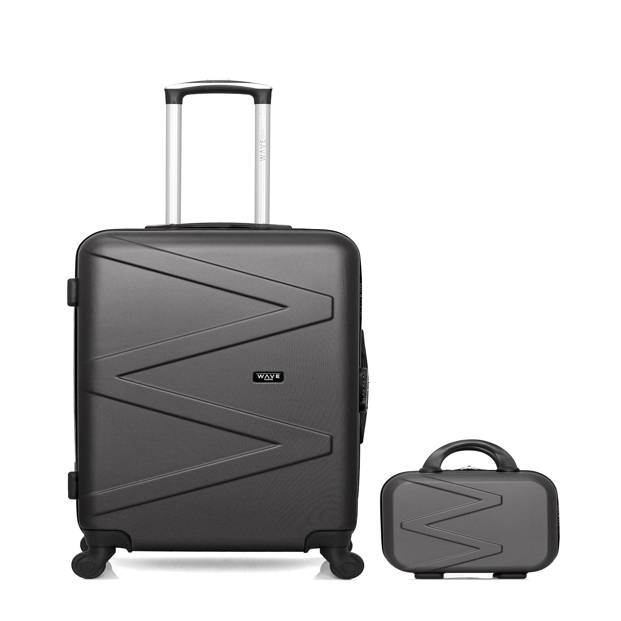 WAVE PARIS WAVE PARIS - Lot de 2 - Valises Grand Format et Vanity AMAZONE