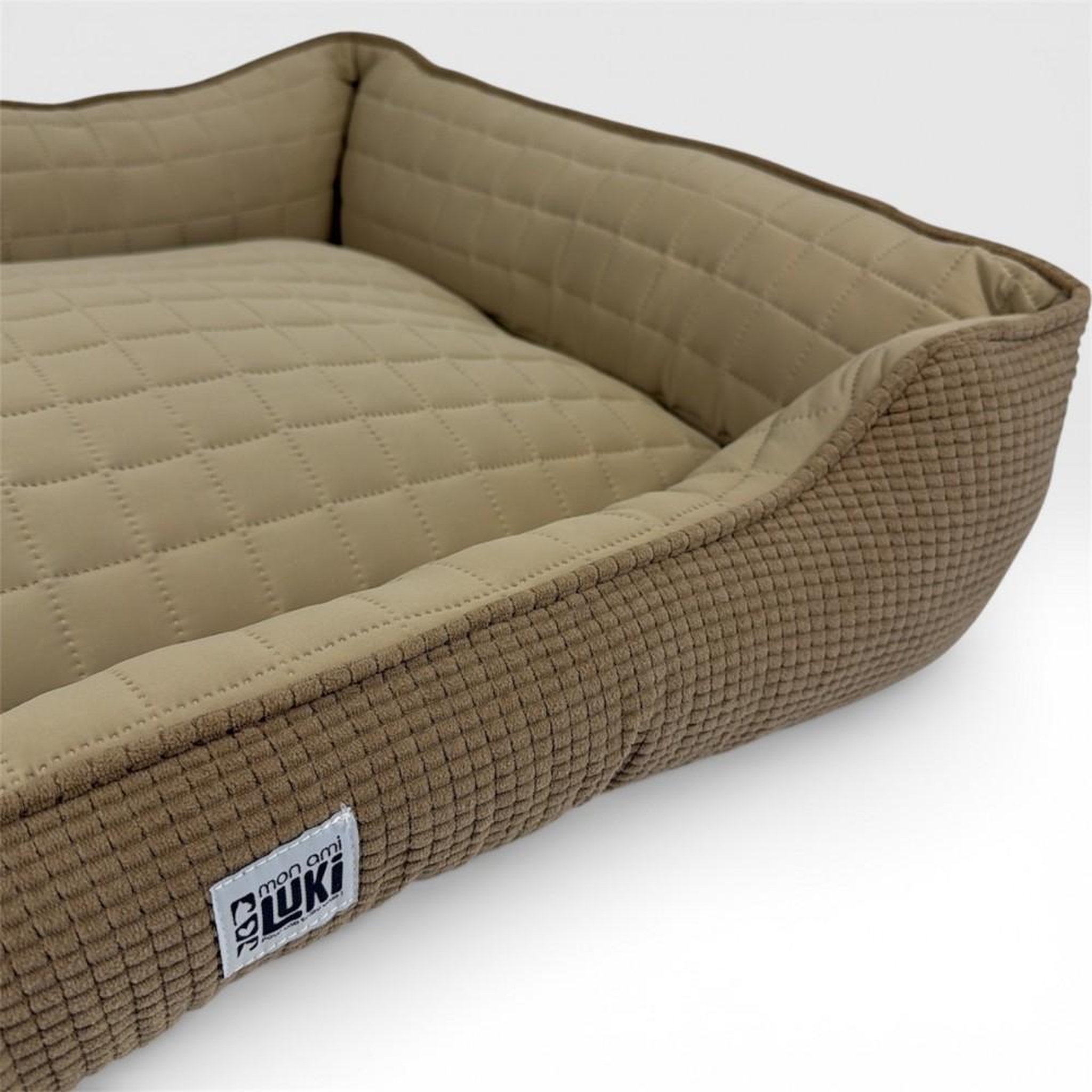 Voir la diapositive 3 : MON AMI LUKI Panier rectangle freshbed - couchage été - microfibre douce - petit chien
