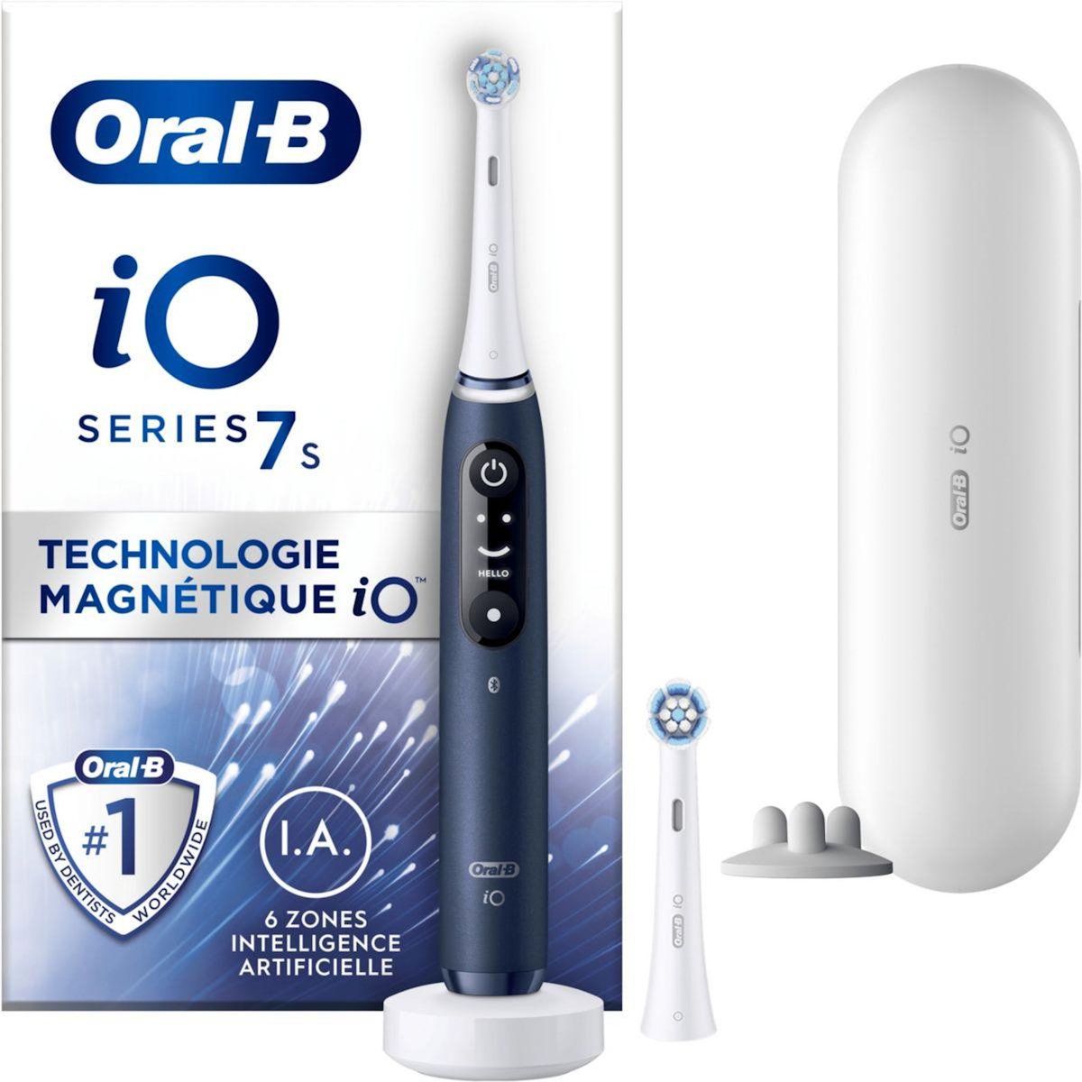 ORAL B Brosse à dents électrique iO7s Sapphire Blue