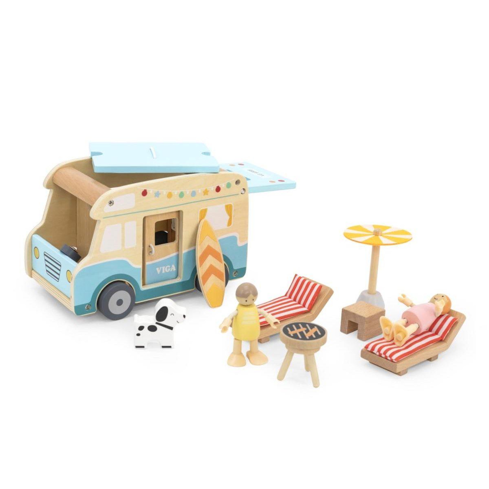 VIGA 44688 camping-car en bois