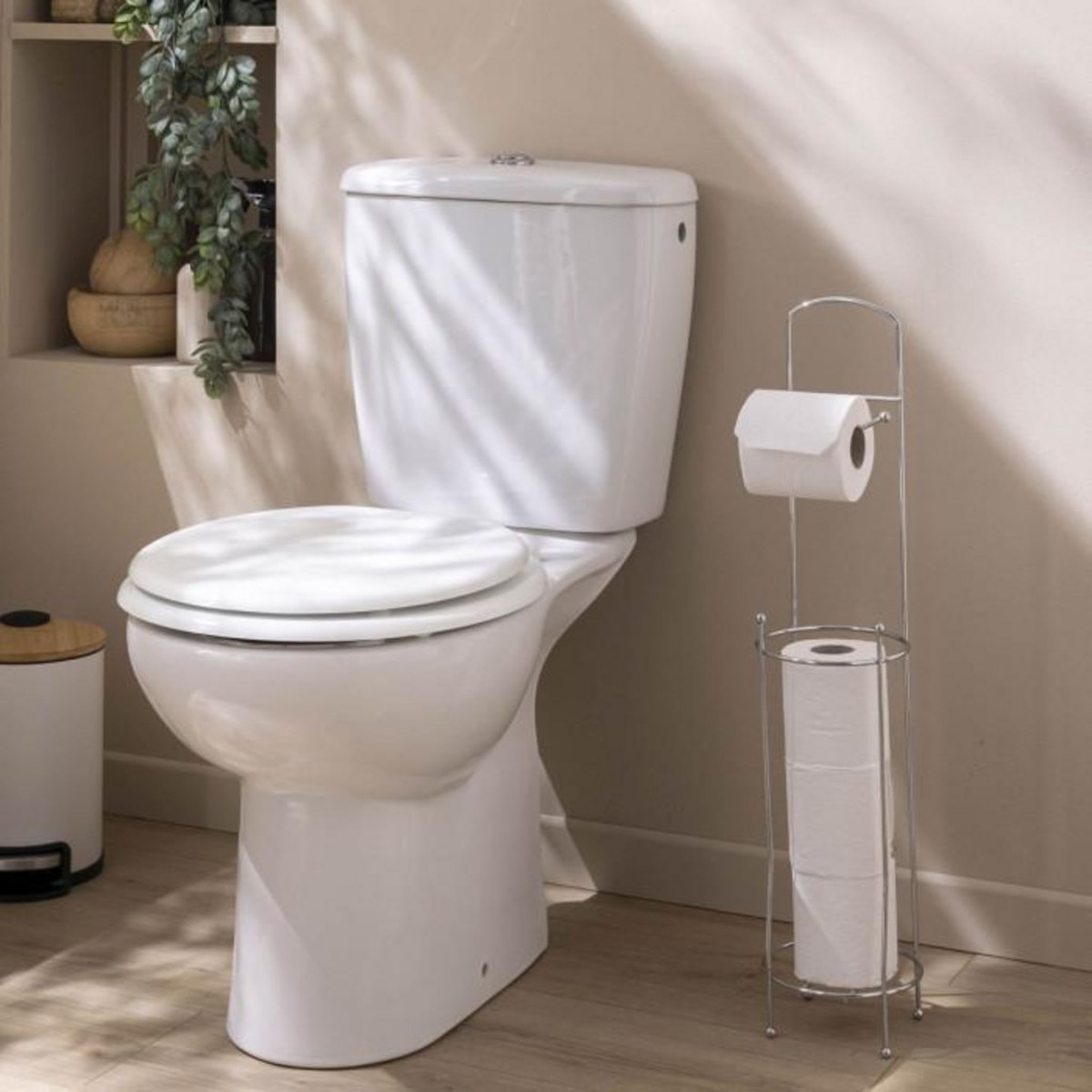 Paris Prix Dérouleur Papier WC Avec Réserve  Filano  65cm Chrome