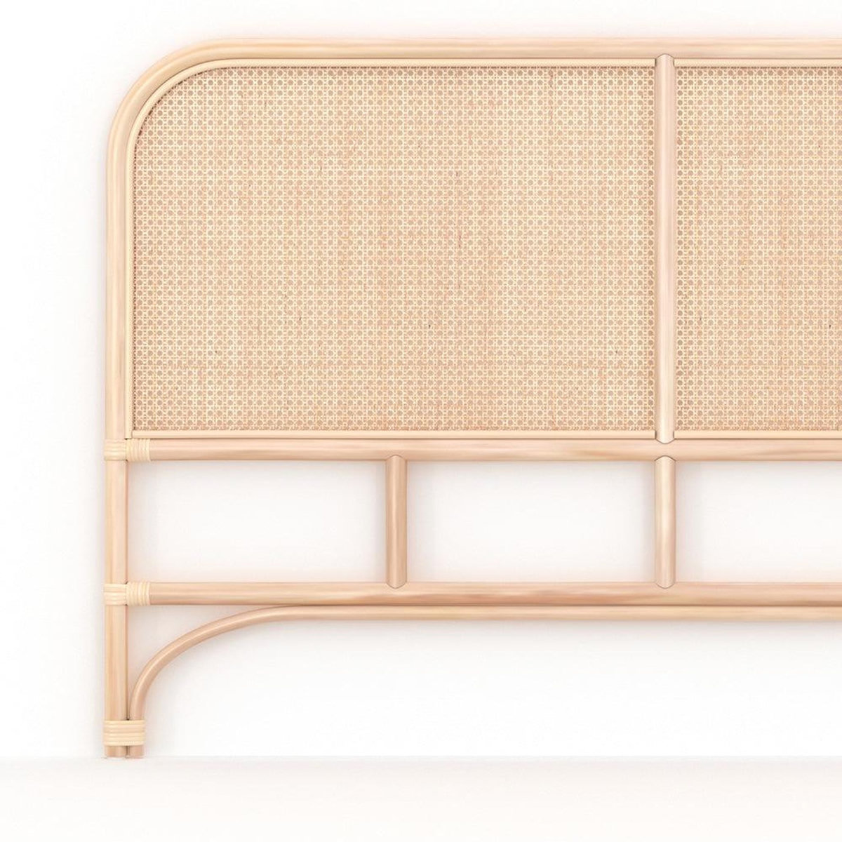 Rendez vous déco Tête de lit en rotin et cannage 90 cm - Naïra