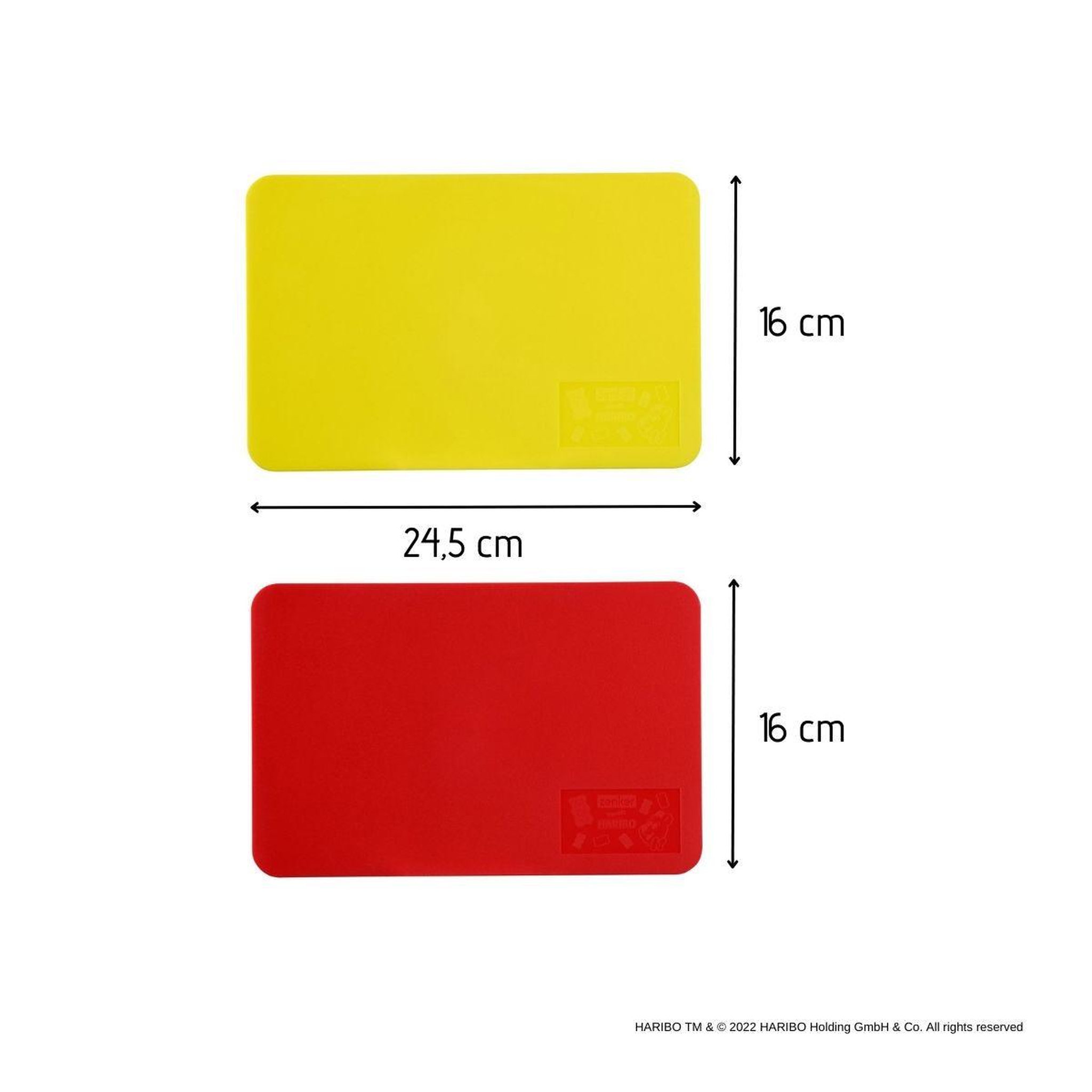 Voir la diapositive 3 : ZENKER Lot de 2 planches à découper en plastique 24,5 x 16 cm zenker haribo