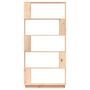 Voir la diapositive 3 : VIDAXL Bibliotheque/Separateur de piece 80x25x163,5 cm Pin solide