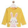 Voir la diapositive 1 : INEXTENSO T-shirt manches longues lapin bébé fille