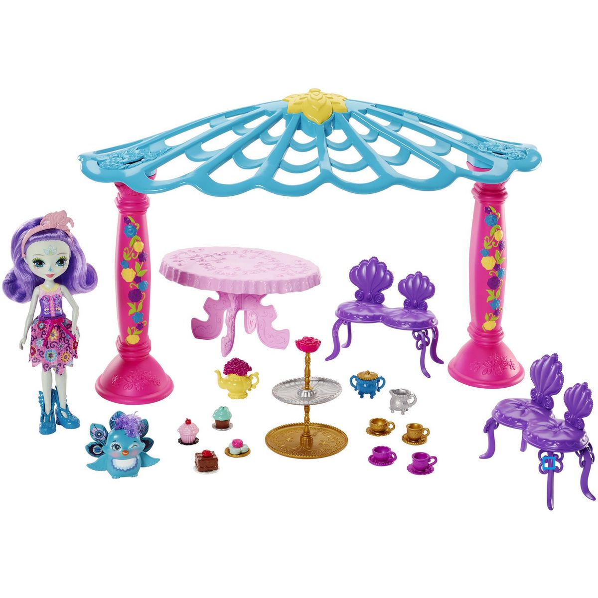 MATTEL Le salon de thé de Madame Paon - Enchantimals