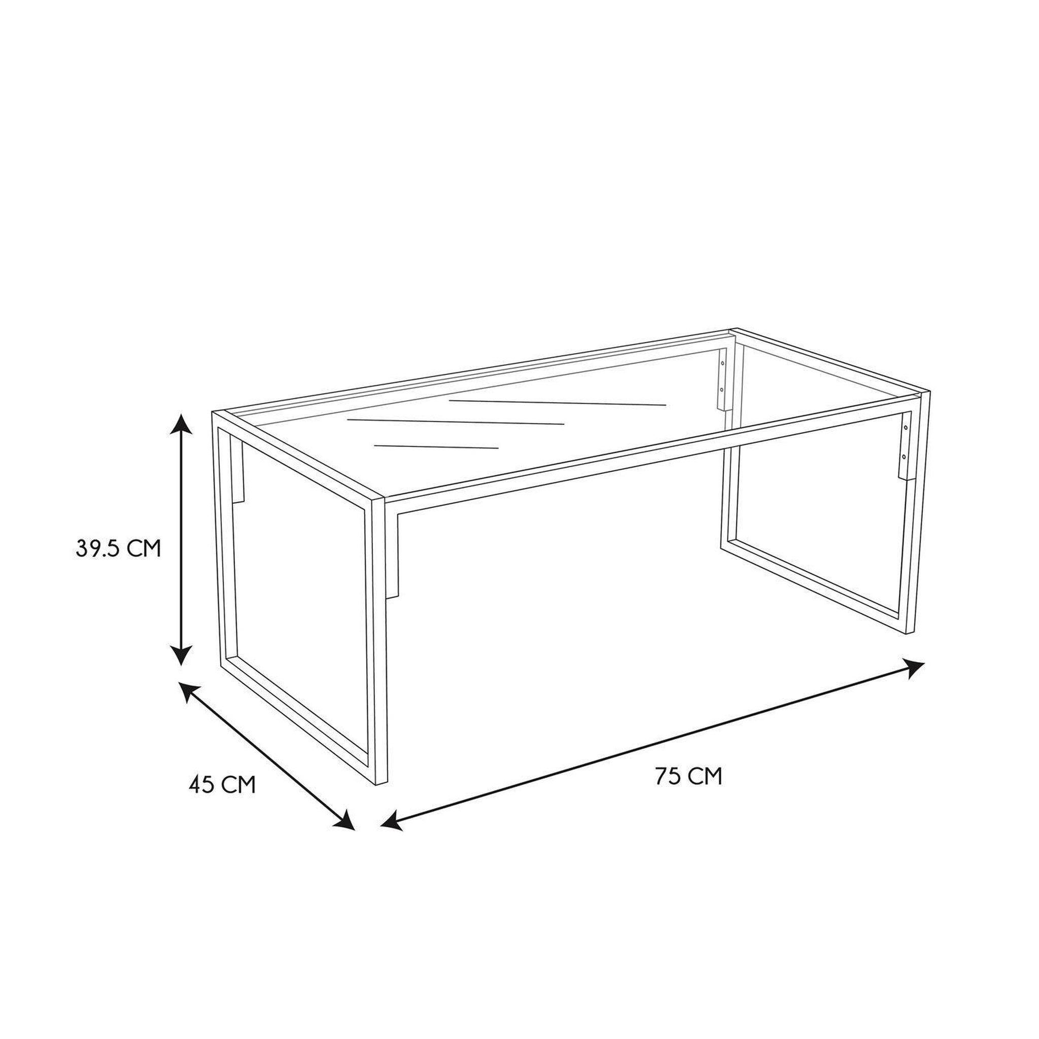 Voir la diapositive 5 : The Home Deco Factory Salon de jardin halden - blanc et marron
