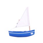 TIROT Le Bachi Bleu-Bateau en bois 17cm
