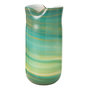 Voir la diapositive 2 : Paris Prix Vase Design en Verre  Vague  41cm Bleu Azur