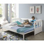 Voir la diapositive 5 : Paris Prix Lit Banquette Extensible  Pino  90x200cm Blanc