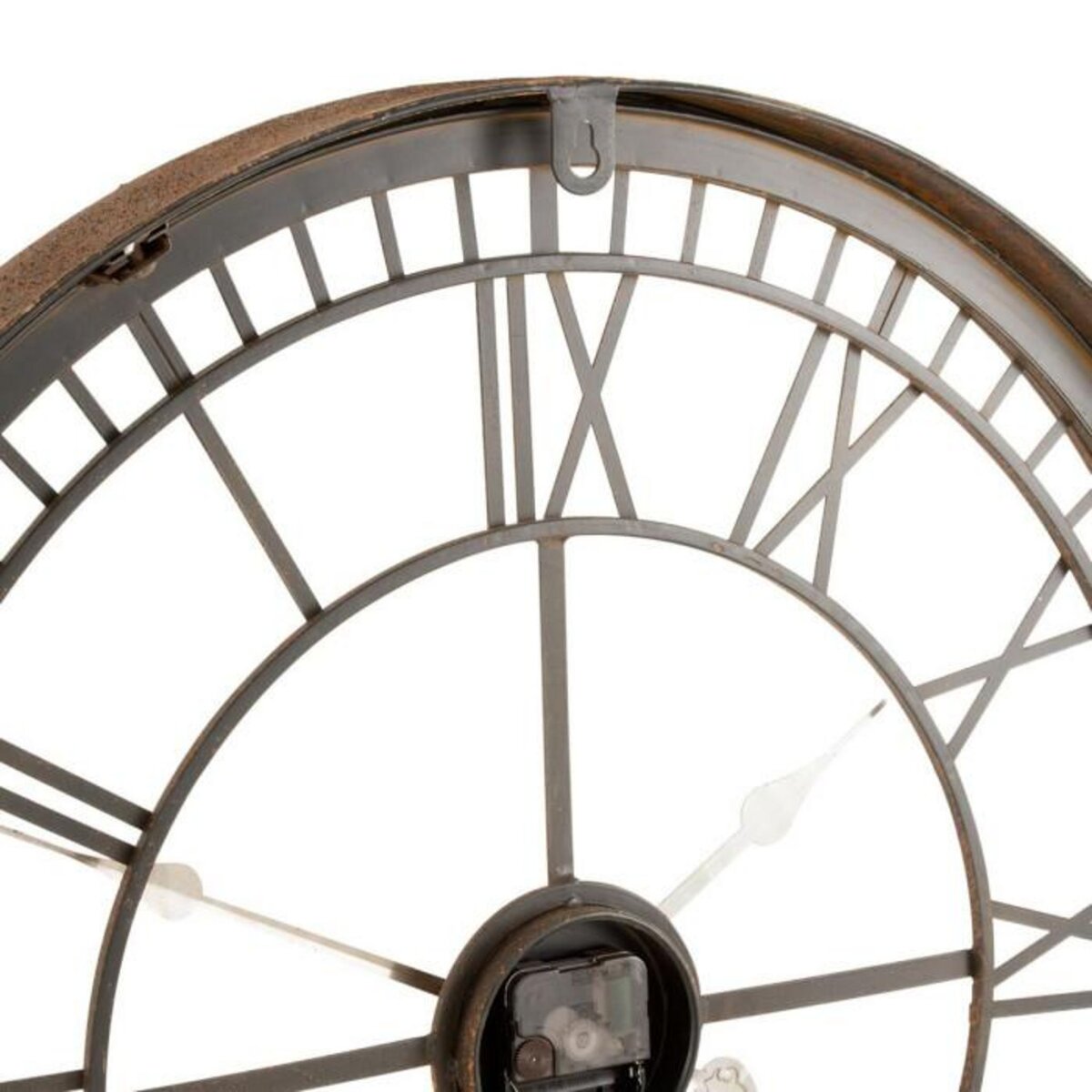 Paris Prix Horloge Murale Design  Métal & Verre  67cm Rouille