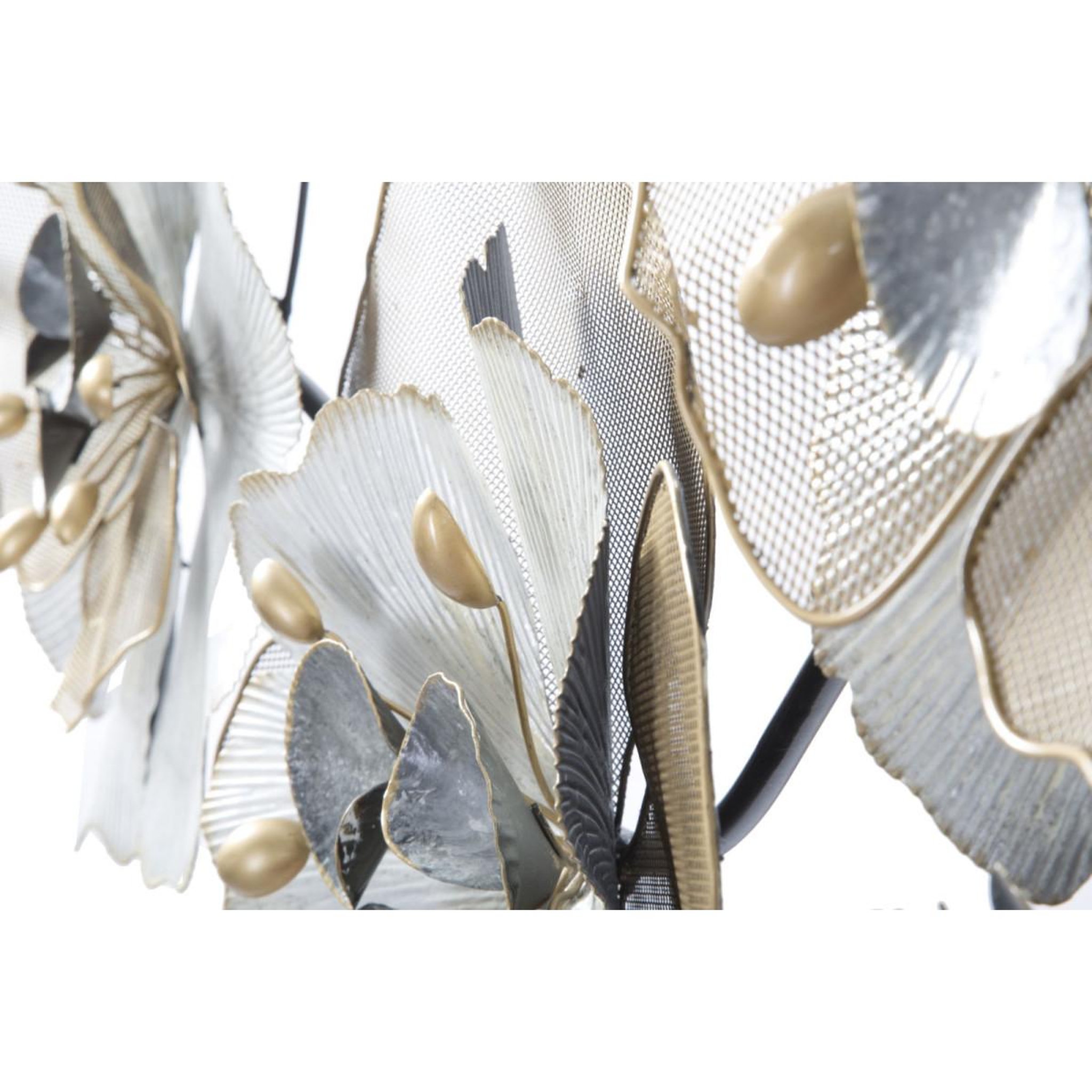Voir la diapositive 6 : Paris Prix Décoration murale en métal  flowery  119cm multicolore