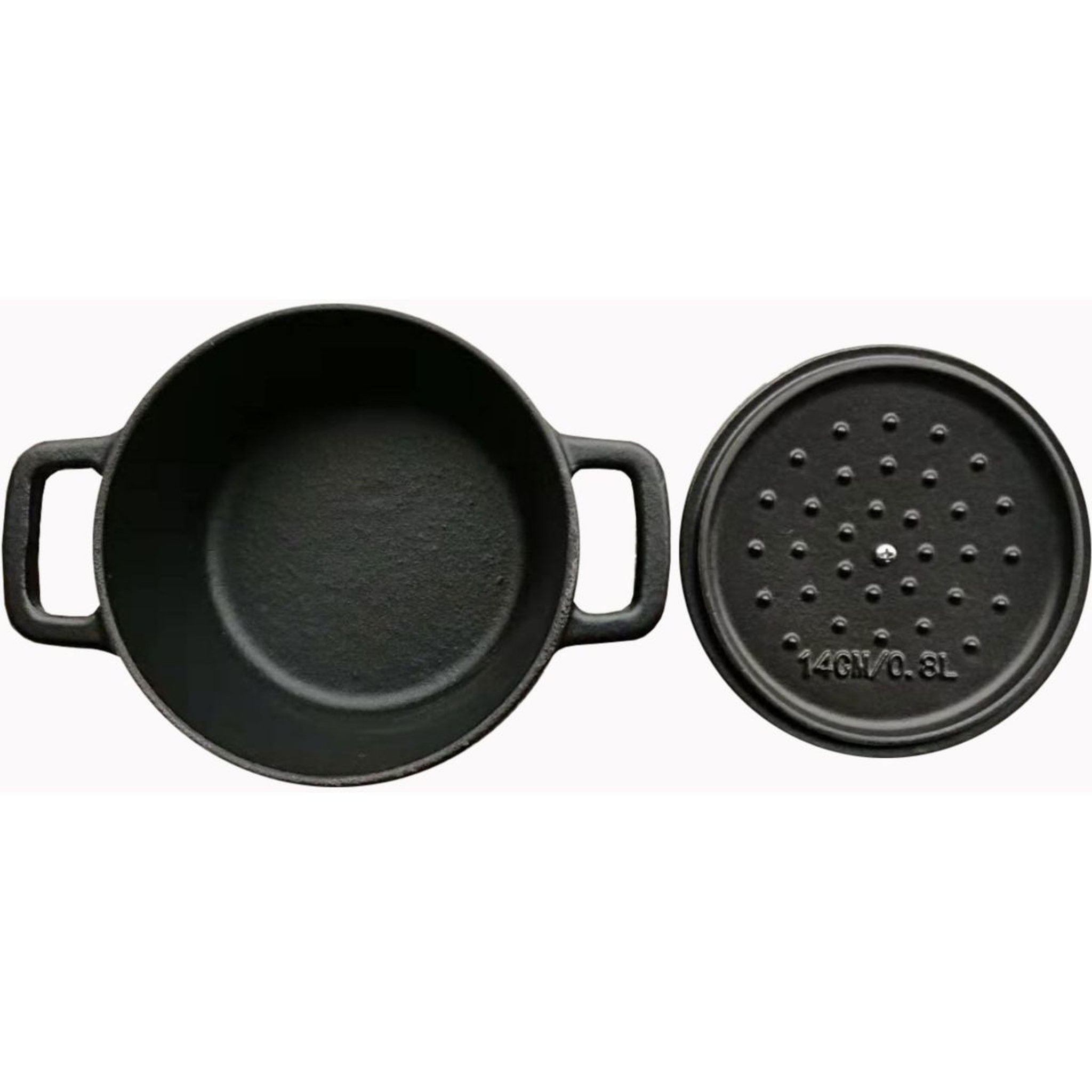 Voir la diapositive 3 : BAUMALU Cocotte 24 cm et couvercle 4.2L noir black