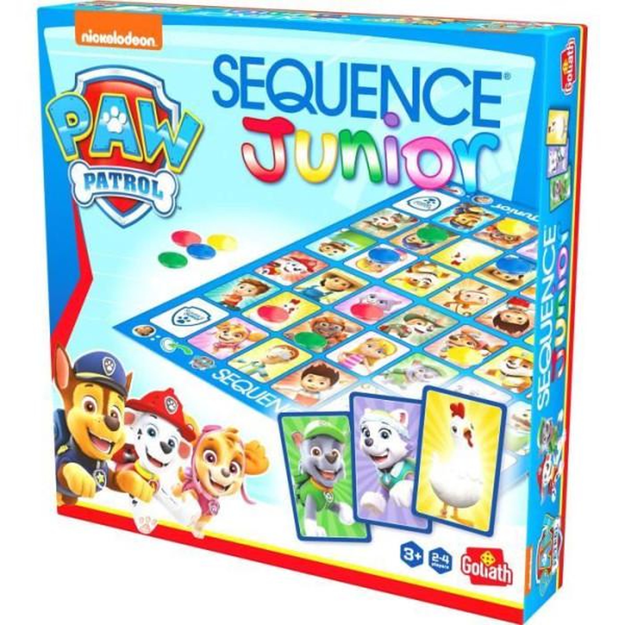 Voir la diapositive 4 : GOLIATH Jeu de société - GOLIATH - Sequence Junior Pat'Patrouille - Jeu familial des 3 ans