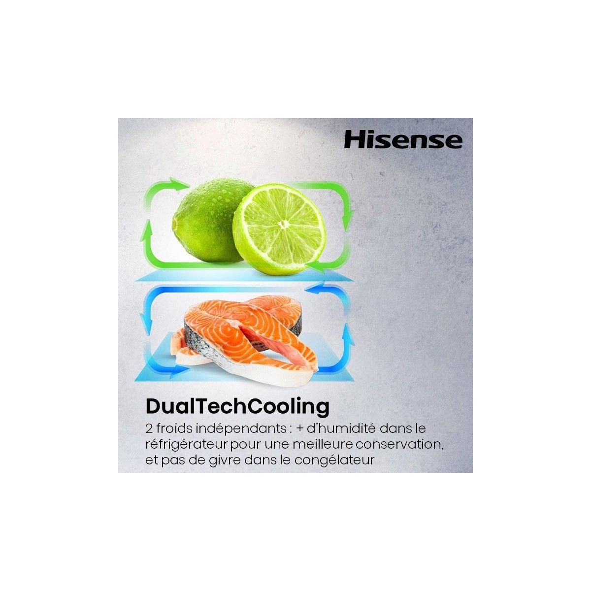 Hisense Réfrigérateur multi portes RF815N4SWSE