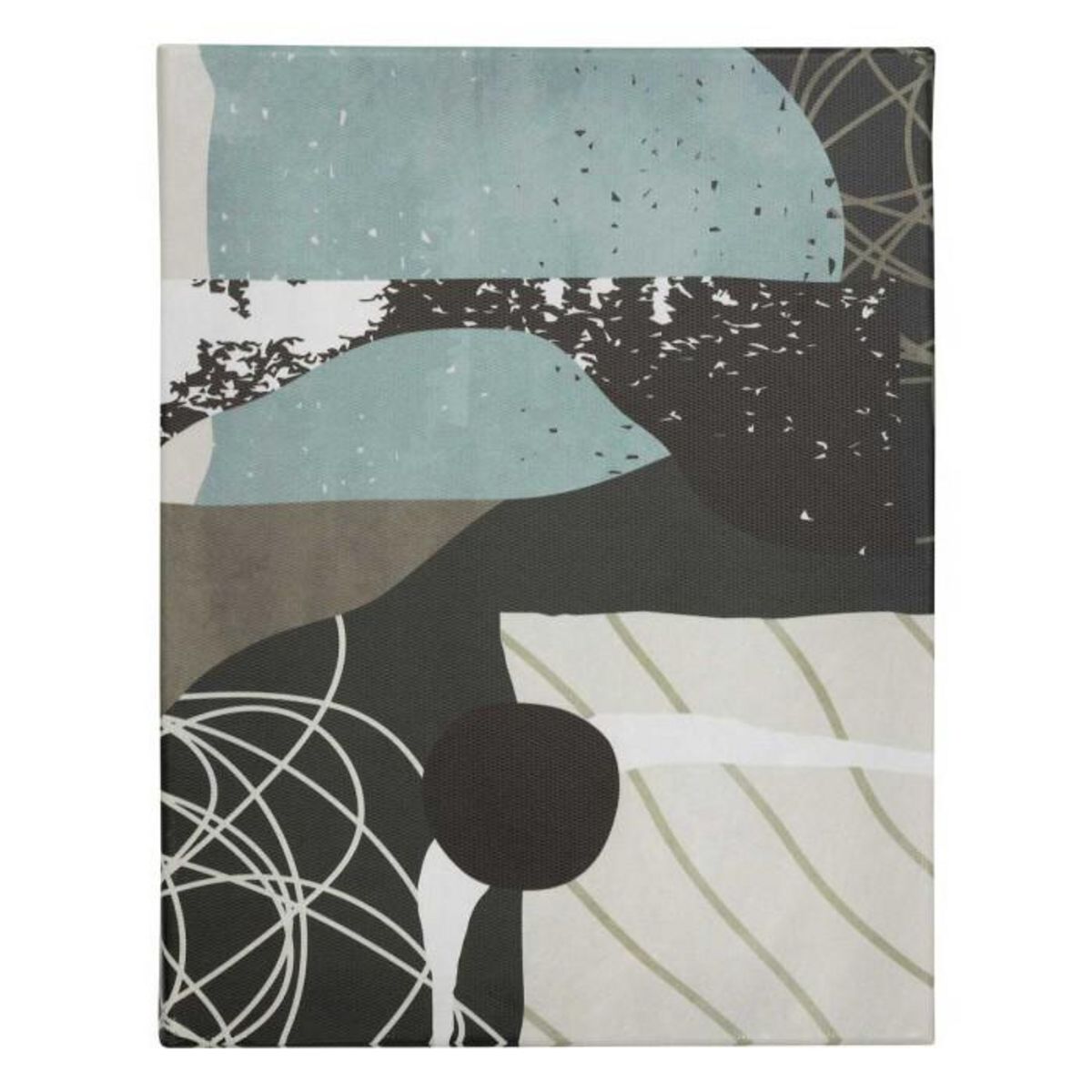 ATMOSPHERA Lot de 5 Toiles Imprimées  Cynthia  25x25cm Vase