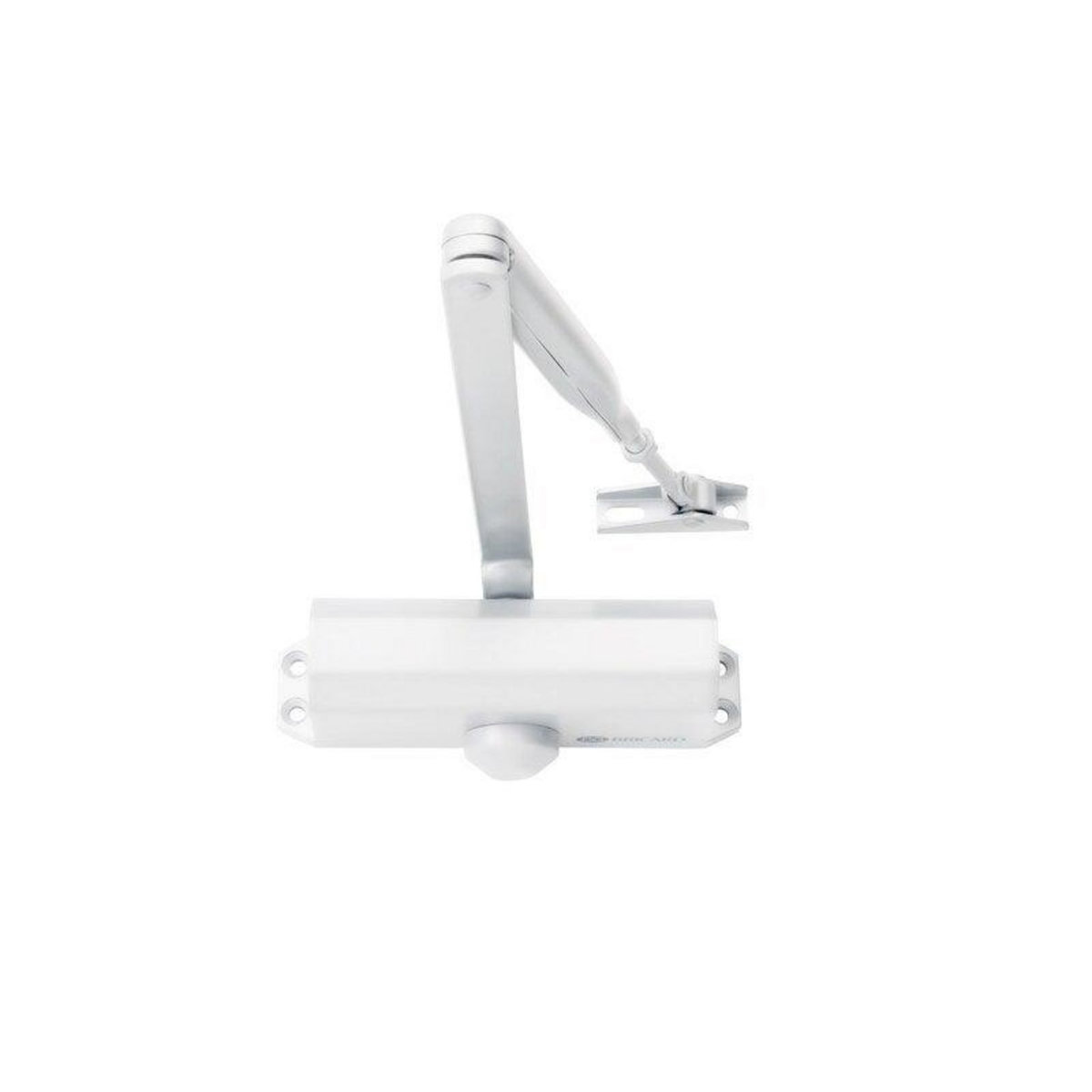 CENTRALE BRICO Ferme-porte a coulisses BRICARD 6100201 Force 3, acier blanc