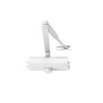 CENTRALE BRICO Ferme-porte a coulisses BRICARD 6100201 Force 3, acier blanc