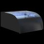 Voir la diapositive 5 : VIDAXL Cascade avec LED 30x34x14 cm Acier inoxydable 304