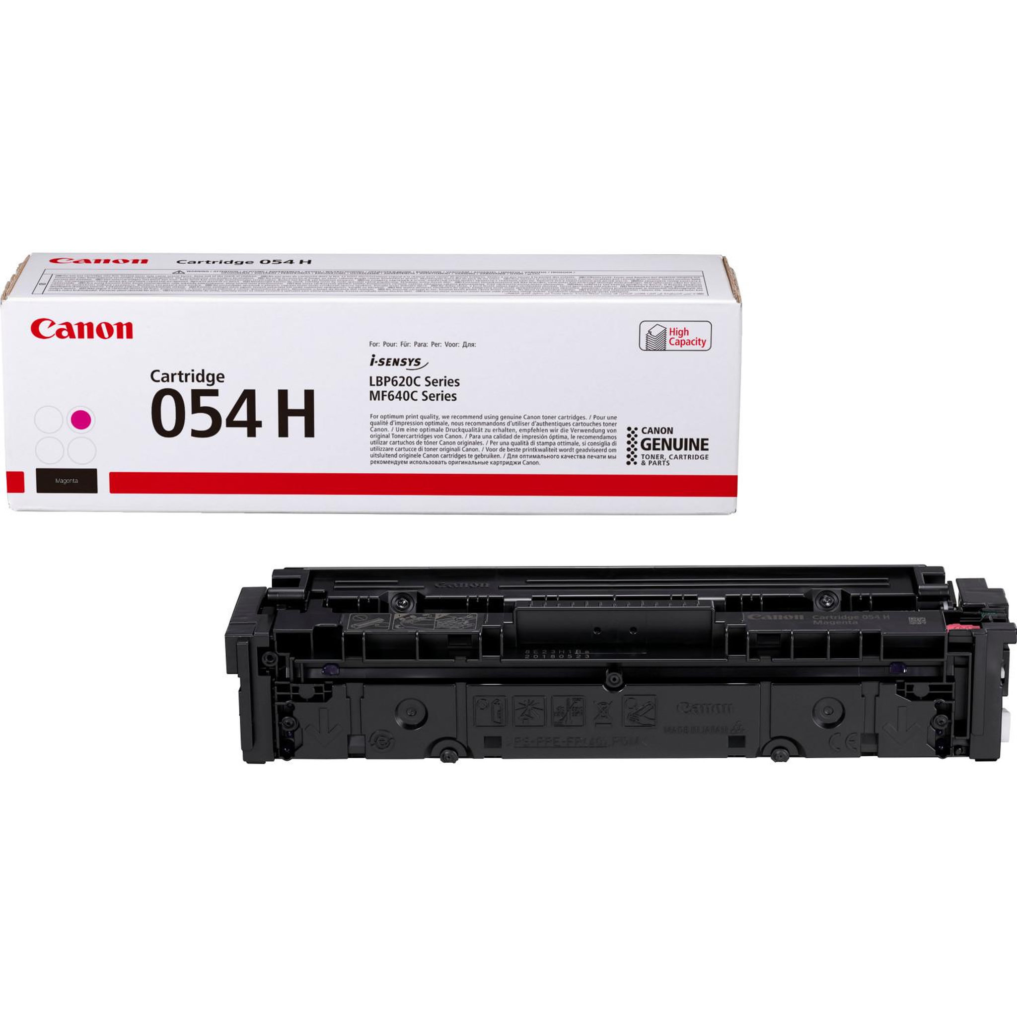 Voir la diapositive 2 : Canon Toner Original Canon 054 H Magenta haute capacité