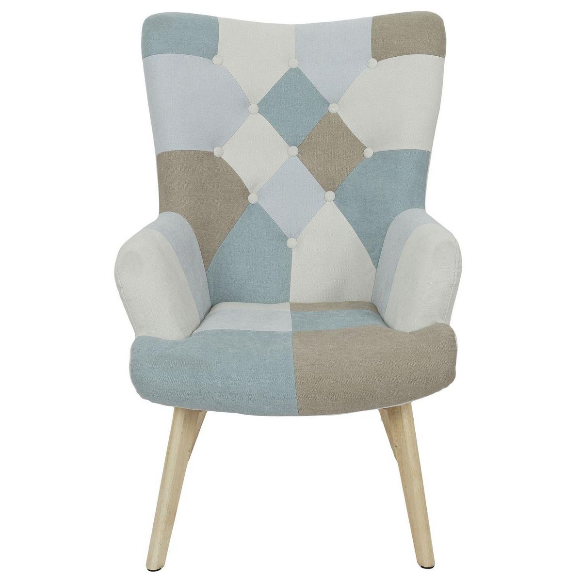 TOILINUX Fauteuil Helsinki Patchwork