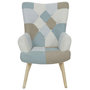 Voir la diapositive 4 : TOILINUX Fauteuil Helsinki Patchwork