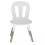 Set enfant 1 table 2 chaises blanc LINIA