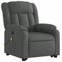 Voir la diapositive 4 : VIDAXL Fauteuil inclinable de massage electrique Gris fonce Tissu